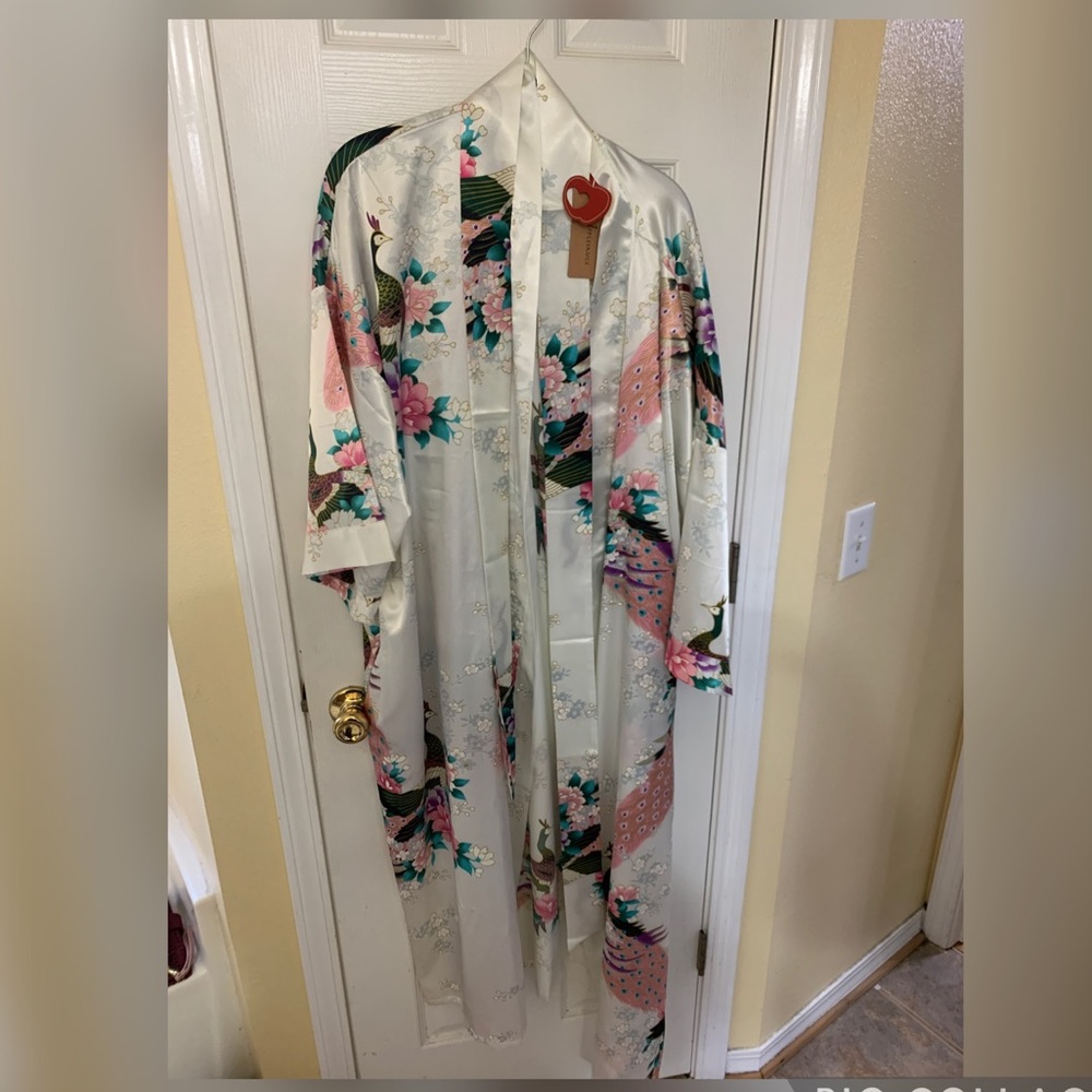 Silk robe